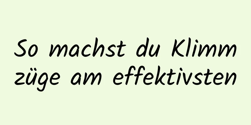 So machst du Klimmzüge am effektivsten