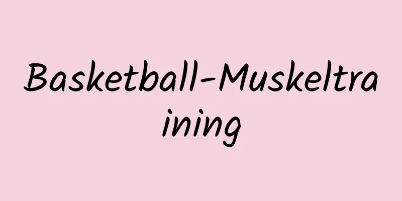 Basketball-Muskeltraining