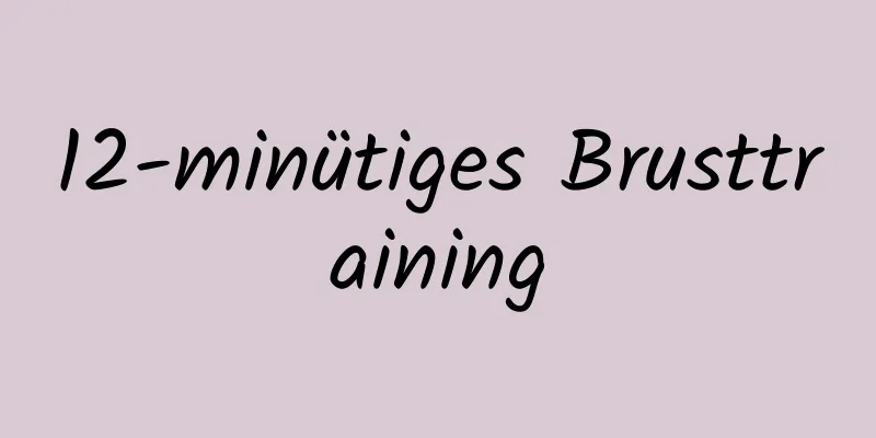 12-minütiges Brusttraining