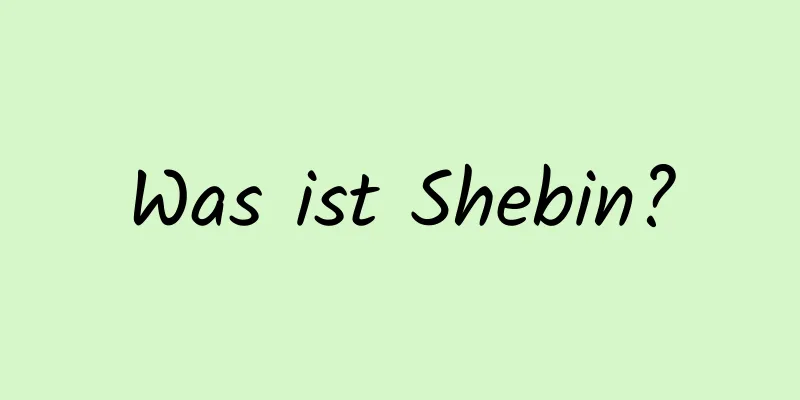Was ist Shebin?