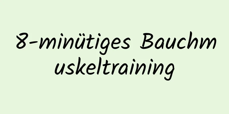 8-minütiges Bauchmuskeltraining