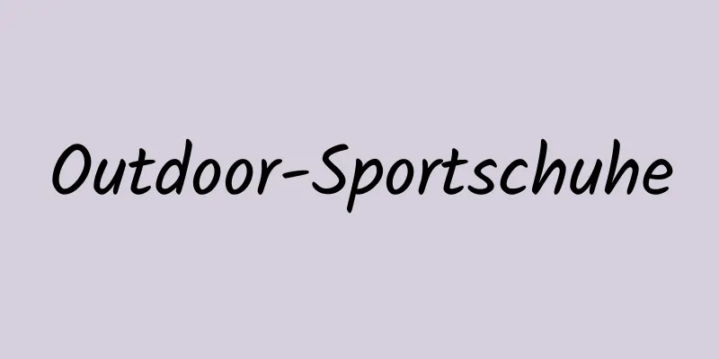 Outdoor-Sportschuhe