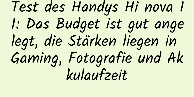 Test des Handys Hi nova 11: Das Budget ist gut angelegt, die Stärken liegen in Gaming, Fotografie und Akkulaufzeit