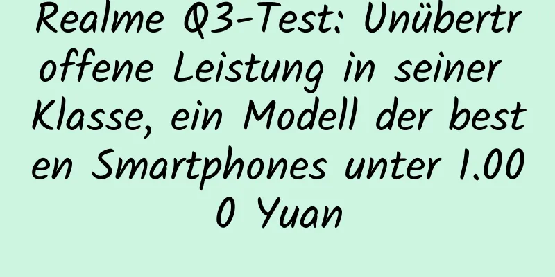 Realme Q3-Test: Unübertroffene Leistung in seiner Klasse, ein Modell der besten Smartphones unter 1.000 Yuan
