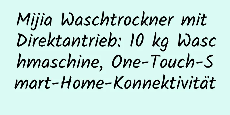 Mijia Waschtrockner mit Direktantrieb: 10 kg Waschmaschine, One-Touch-Smart-Home-Konnektivität