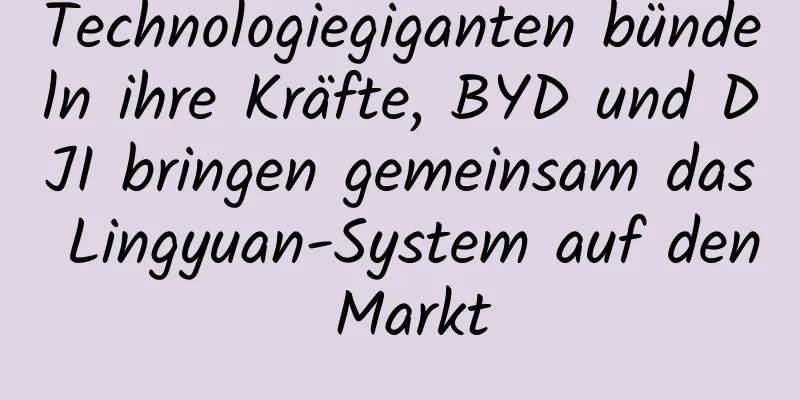 Technologiegiganten bündeln ihre Kräfte, BYD und DJI bringen gemeinsam das Lingyuan-System auf den Markt