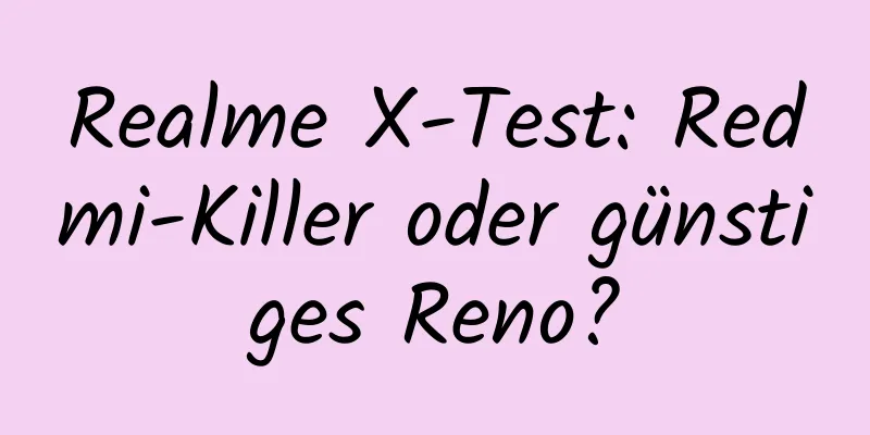 Realme X-Test: Redmi-Killer oder günstiges Reno?