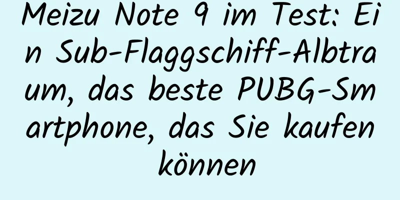 Meizu Note 9 im Test: Ein Sub-Flaggschiff-Albtraum, das beste PUBG-Smartphone, das Sie kaufen können