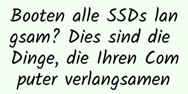 Booten alle SSDs langsam? Dies sind die Dinge, die Ihren Computer verlangsamen