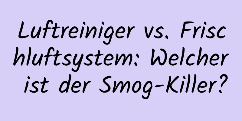 Luftreiniger vs. Frischluftsystem: Welcher ist der Smog-Killer?