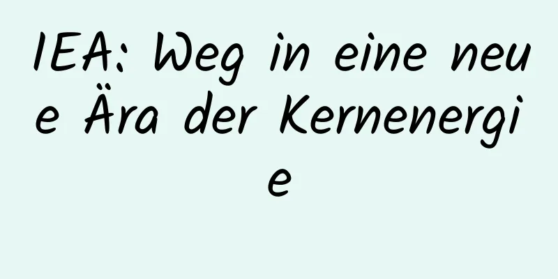 IEA: Weg in eine neue Ära der Kernenergie