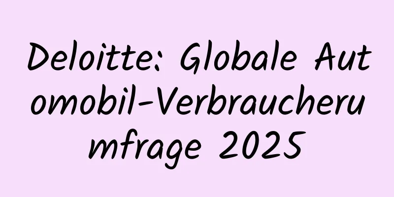 Deloitte: Globale Automobil-Verbraucherumfrage 2025