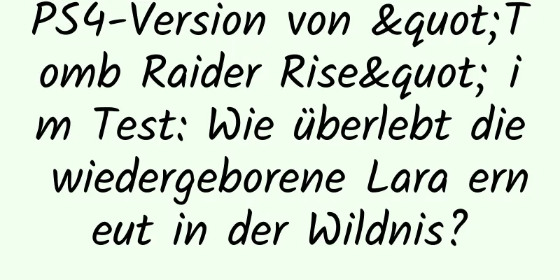 PS4-Version von "Tomb Raider Rise" im Test: Wie überlebt die wiedergeborene Lara erneut in der Wildnis?