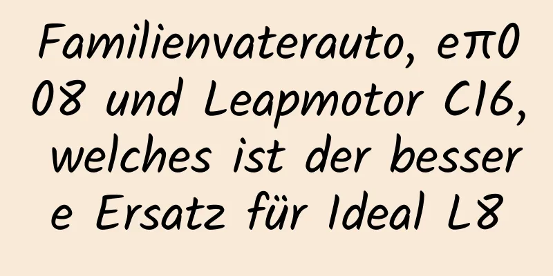 Familienvaterauto, eπ008 und Leapmotor C16, welches ist der bessere Ersatz für Ideal L8