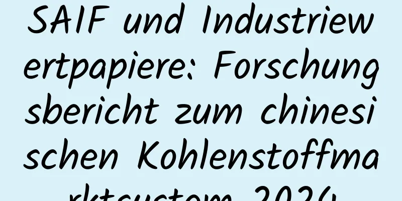 SAIF und Industriewertpapiere: Forschungsbericht zum chinesischen Kohlenstoffmarktsystem 2024
