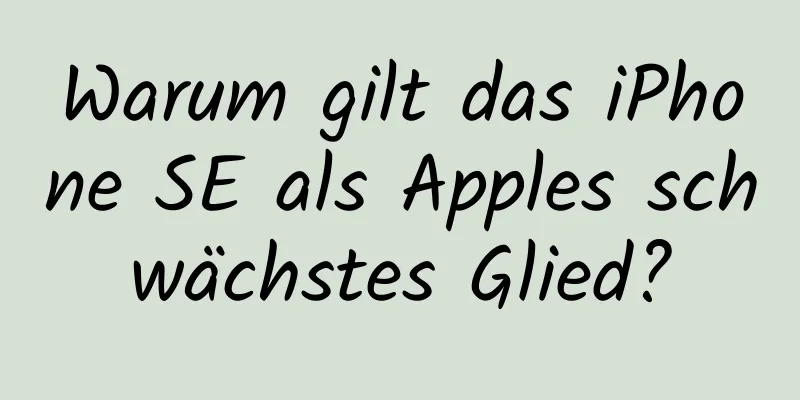 Warum gilt das iPhone SE als Apples schwächstes Glied?