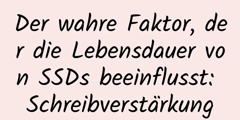 Der wahre Faktor, der die Lebensdauer von SSDs beeinflusst: Schreibverstärkung