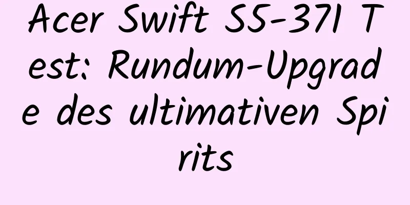 Acer Swift S5-371 Test: Rundum-Upgrade des ultimativen Spirits