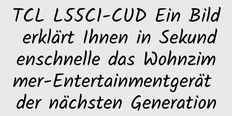 TCL L55C1-CUD Ein Bild erklärt Ihnen in Sekundenschnelle das Wohnzimmer-Entertainmentgerät der nächsten Generation