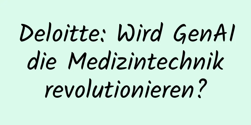 Deloitte: Wird GenAI die Medizintechnik revolutionieren?