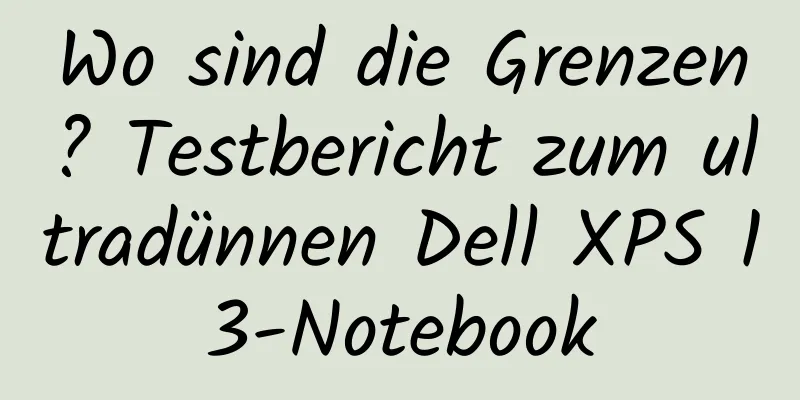 Wo sind die Grenzen? Testbericht zum ultradünnen Dell XPS 13-Notebook