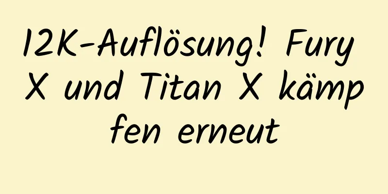 12K-Auflösung! Fury X und Titan X kämpfen erneut