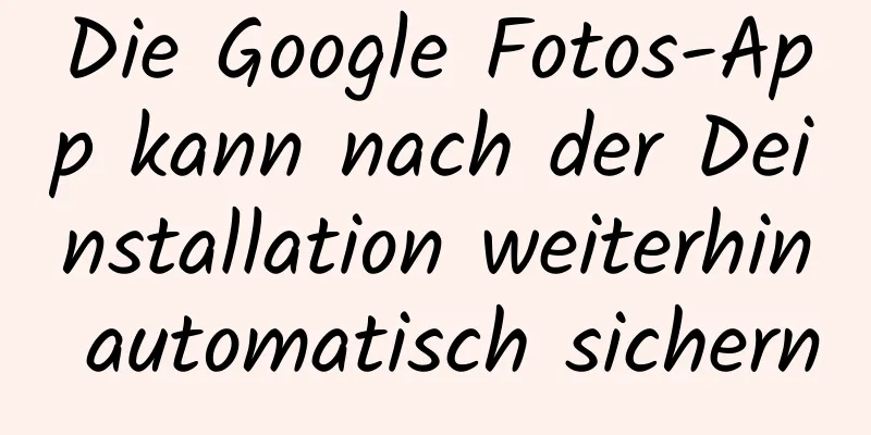 Die Google Fotos-App kann nach der Deinstallation weiterhin automatisch sichern