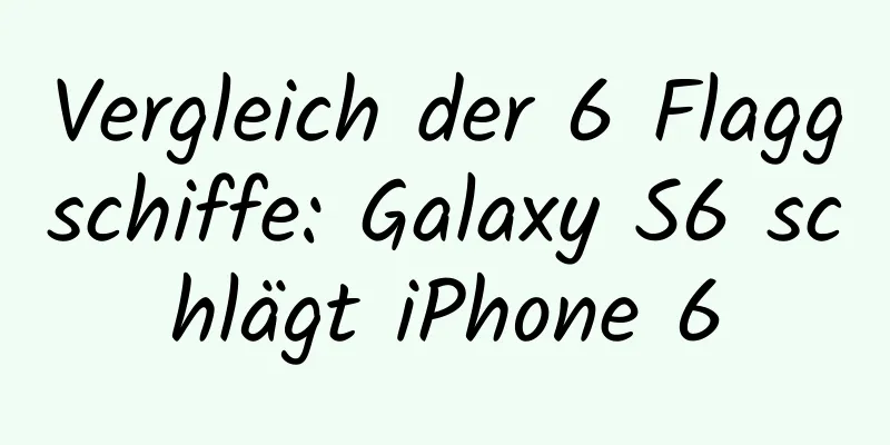 Vergleich der 6 Flaggschiffe: Galaxy S6 schlägt iPhone 6