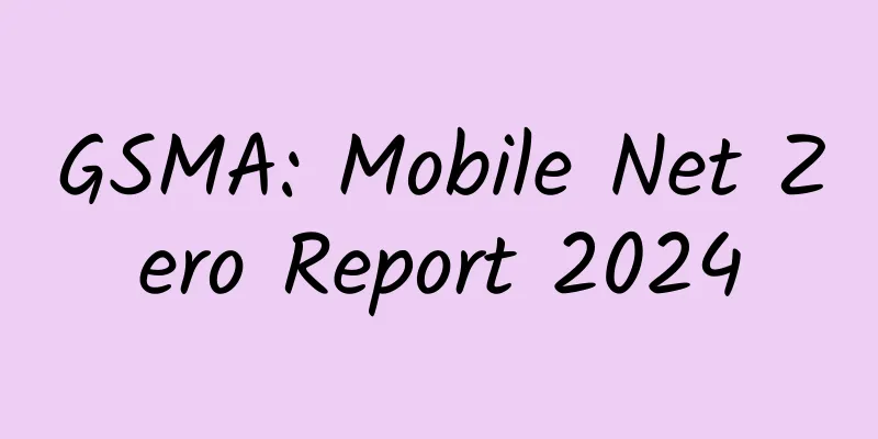 GSMA: Mobile Net Zero Report 2024