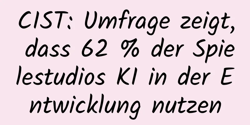 CIST: Umfrage zeigt, dass 62 % der Spielestudios KI in der Entwicklung nutzen