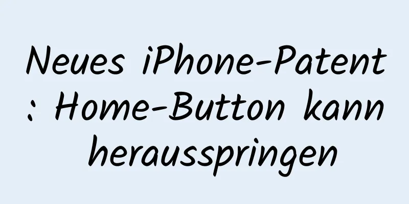 Neues iPhone-Patent: Home-Button kann herausspringen