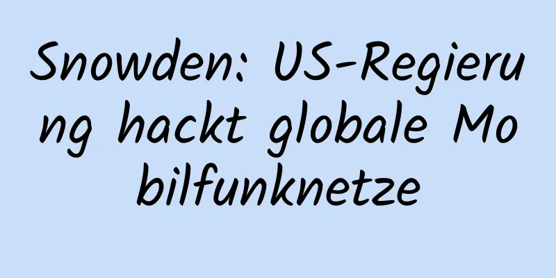 Snowden: US-Regierung hackt globale Mobilfunknetze