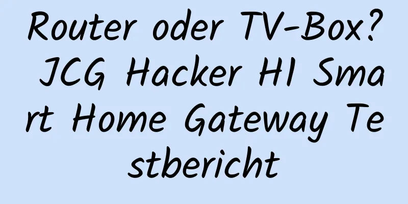 Router oder TV-Box? JCG Hacker H1 Smart Home Gateway Testbericht