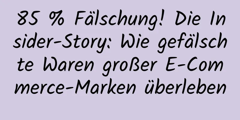 85 % Fälschung! Die Insider-Story: Wie gefälschte Waren großer E-Commerce-Marken überleben