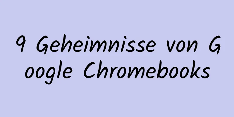 9 Geheimnisse von Google Chromebooks