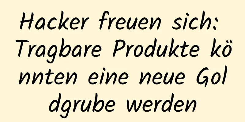 Hacker freuen sich: Tragbare Produkte könnten eine neue Goldgrube werden