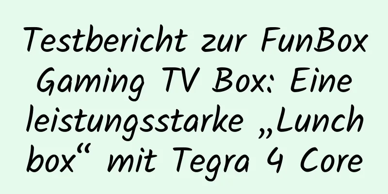 Testbericht zur FunBox Gaming TV Box: Eine leistungsstarke „Lunchbox“ mit Tegra 4 Core