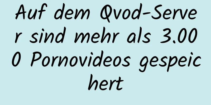 Auf dem Qvod-Server sind mehr als 3.000 Pornovideos gespeichert