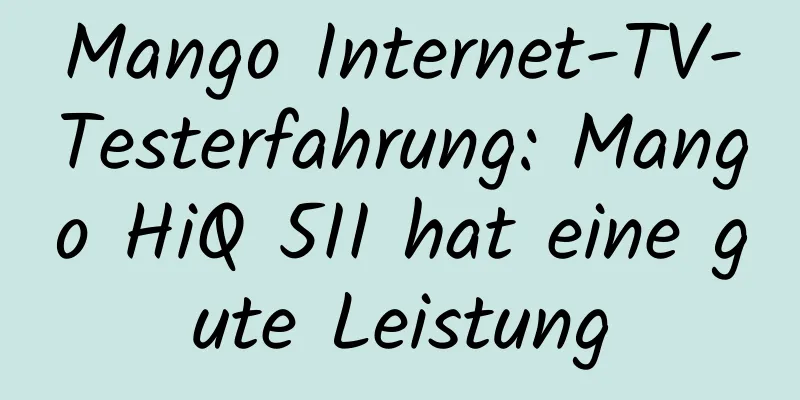 Mango Internet-TV-Testerfahrung: Mango HiQ 5II hat eine gute Leistung