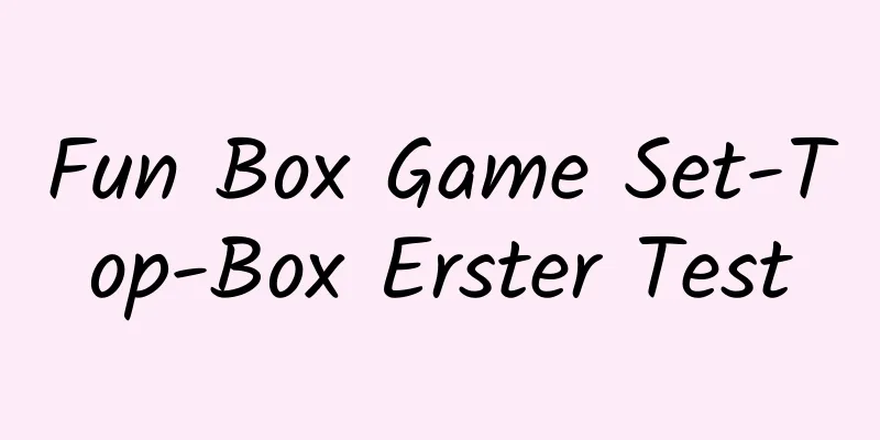 Fun Box Game Set-Top-Box Erster Test
