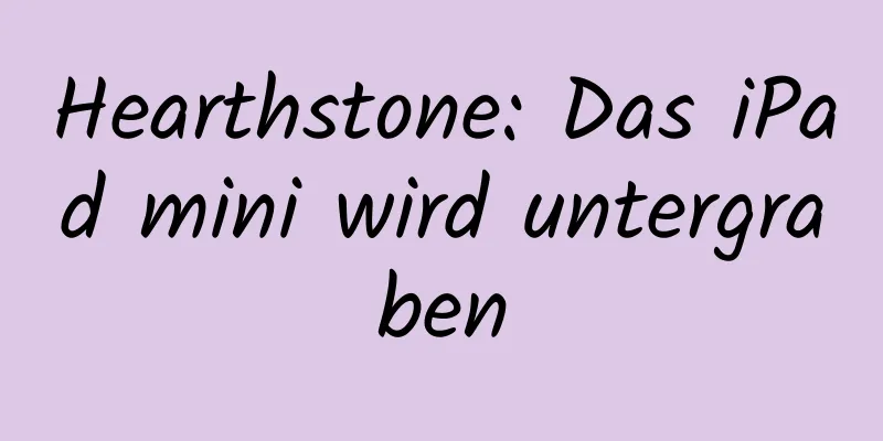 Hearthstone: Das iPad mini wird untergraben