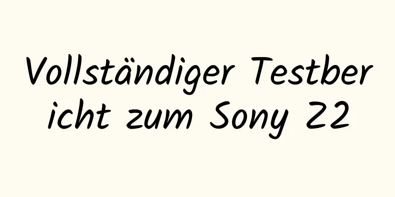 Vollständiger Testbericht zum Sony Z2