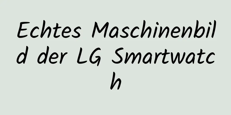 Echtes Maschinenbild der LG Smartwatch