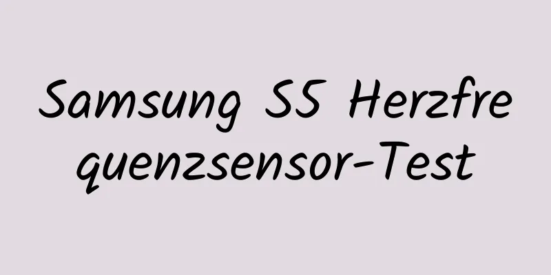 Samsung S5 Herzfrequenzsensor-Test