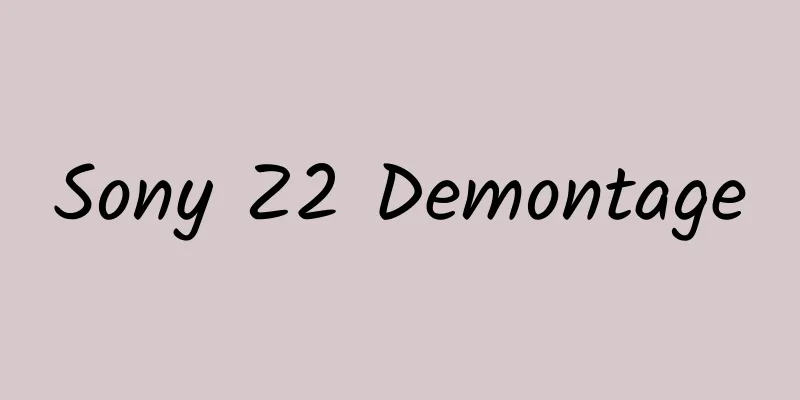 Sony Z2 Demontage