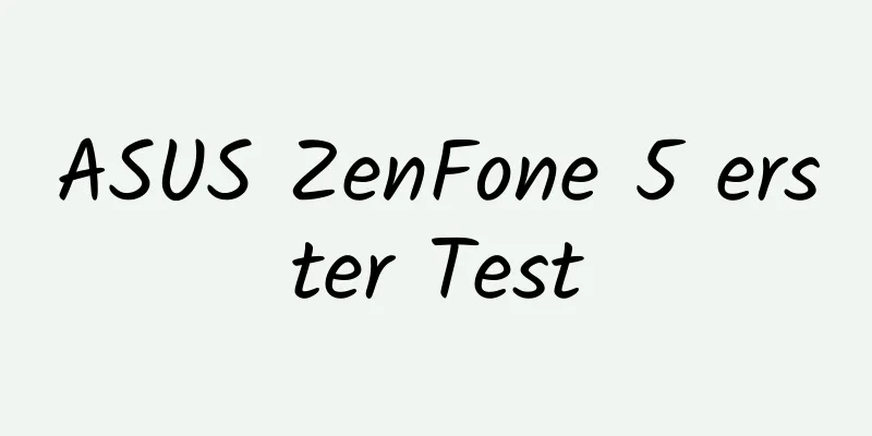 ASUS ZenFone 5 erster Test