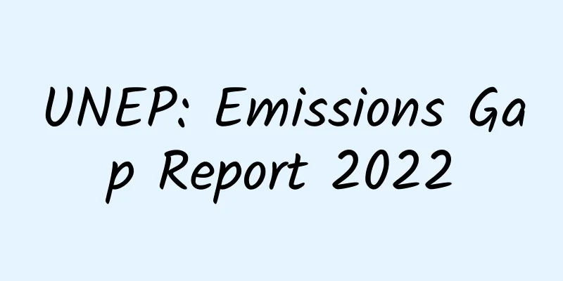 UNEP: Emissions Gap Report 2022