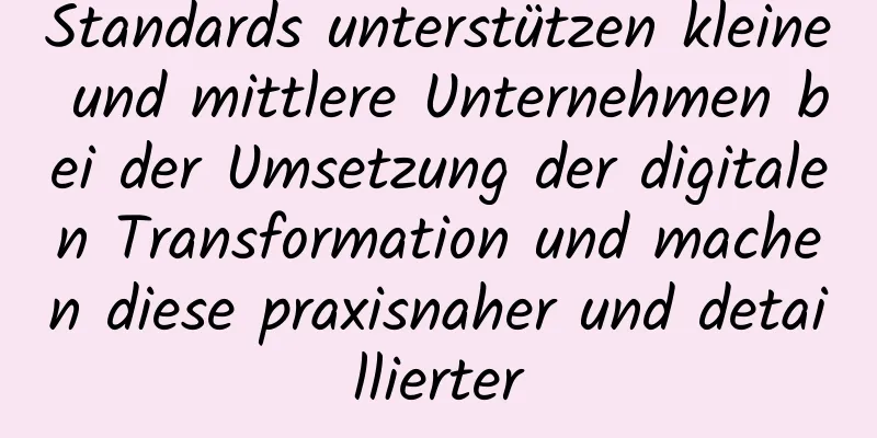 Standards unterstützen kleine und mittlere Unternehmen bei der Umsetzung der digitalen Transformation und machen diese praxisnaher und detaillierter