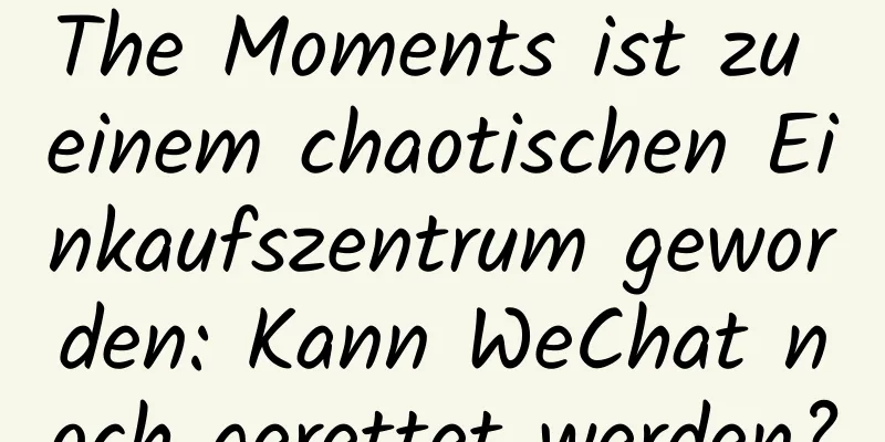 The Moments ist zu einem chaotischen Einkaufszentrum geworden: Kann WeChat noch gerettet werden?