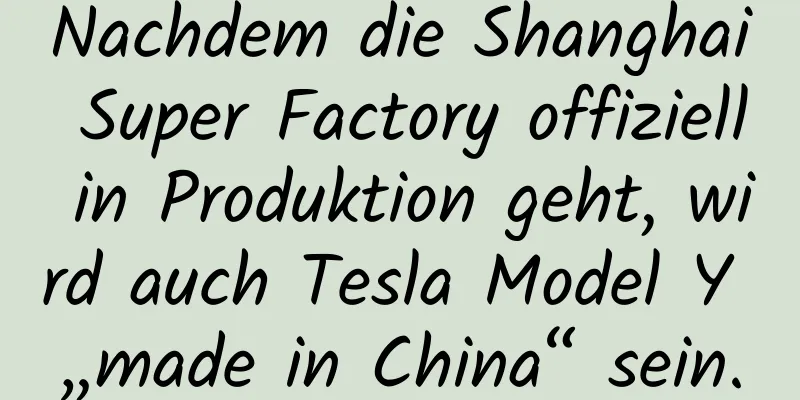 Nachdem die Shanghai Super Factory offiziell in Produktion geht, wird auch Tesla Model Y „made in China“ sein.
